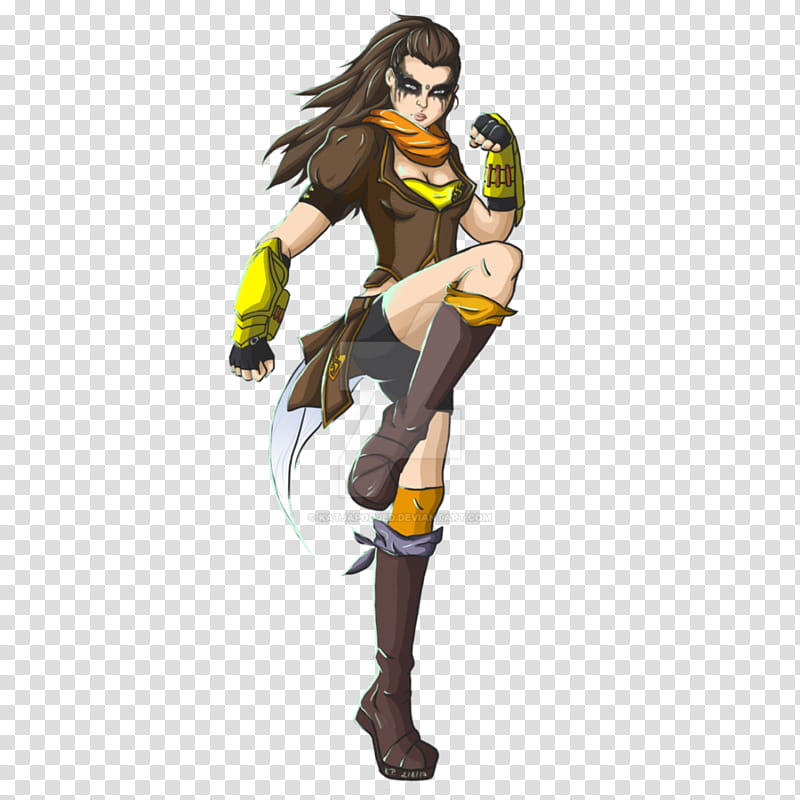 Lexa x yang xiao long crossover transparent background PNG clipart