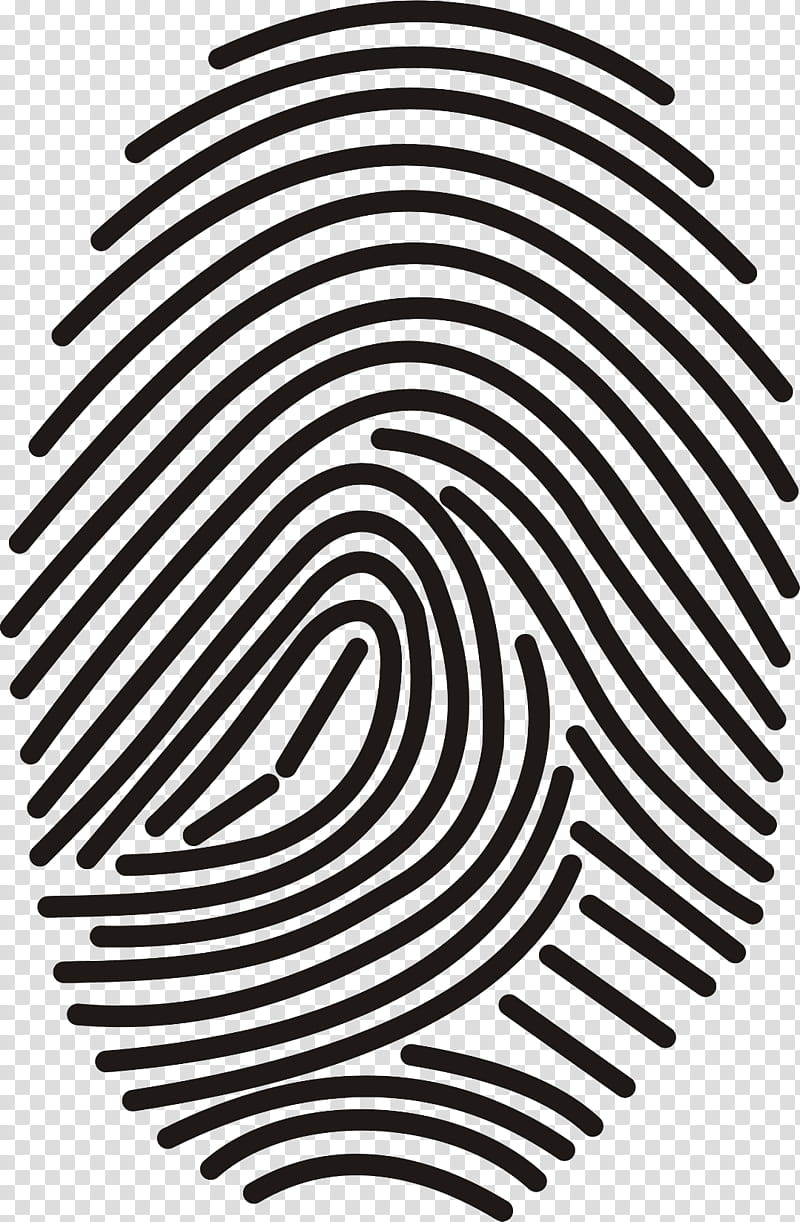 Fingerprint, Scanner, Line, Blackandwhite transparent background PNG clipart