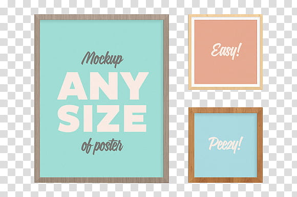 frame , two teal and one pink text templates transparent background PNG clipart