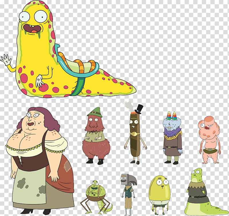 Rick and Morty HQ Resource , cartoon character collage transparent background PNG clipart