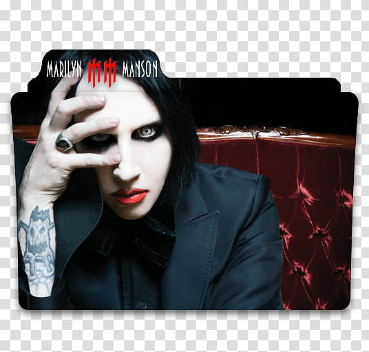 Marilyn Manson Folders, Marilyn Manson folder icon transparent background PNG clipart