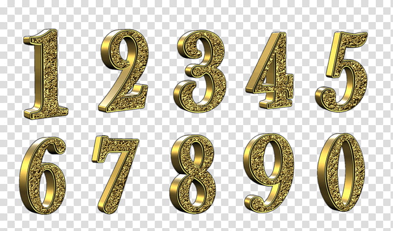 Golden D Numbers With Background, gold number illustration transparent background PNG clipart
