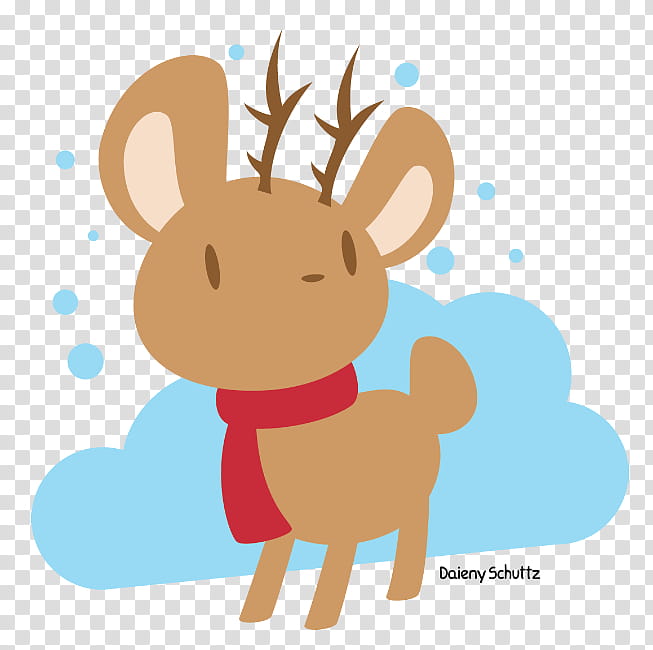 Reindeer, Antler, Character, Nose, Computer, Love, Cartoon, Tail transparent background PNG clipart
