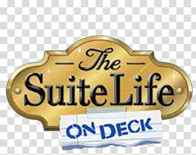 DC tv Show logo s, The Suite Life On Deck signage transparent background PNG clipart