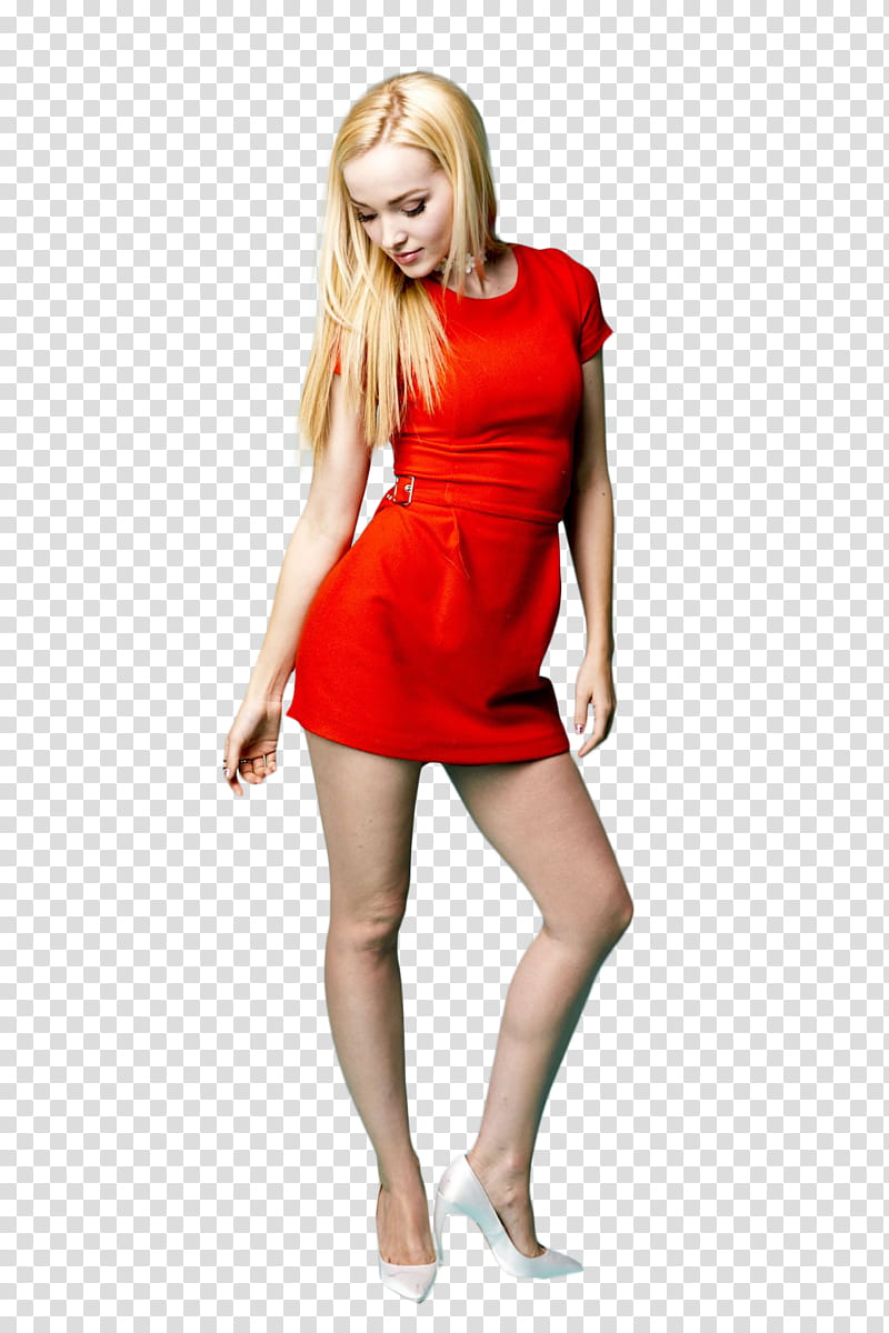 Dove Cameron, woman standing transparent background PNG clipart
