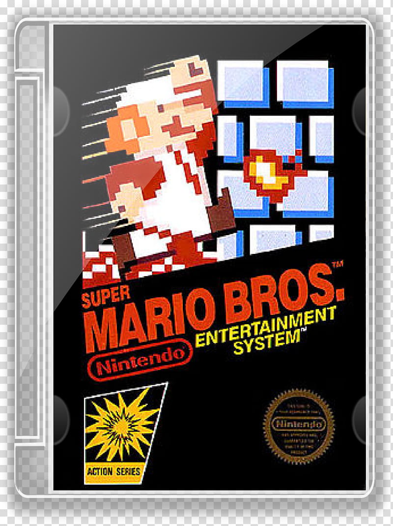 Super Mario Jewel Case, Super Mario Bros transparent background PNG clipart
