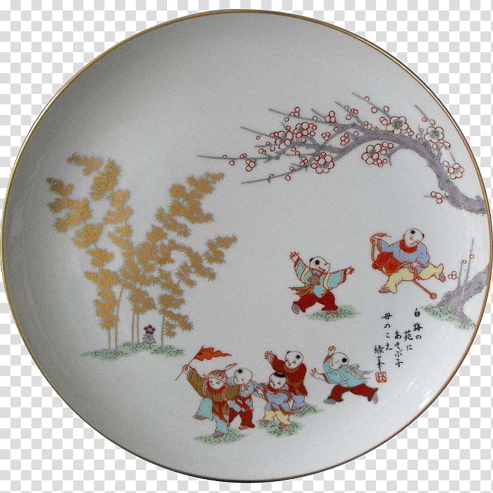 Japan, Plate, Porcelain, Arita, Antique, Collectable, Nabeshima Ware, Fukagawa Porcelain, Imari Ware transparent background PNG clipart