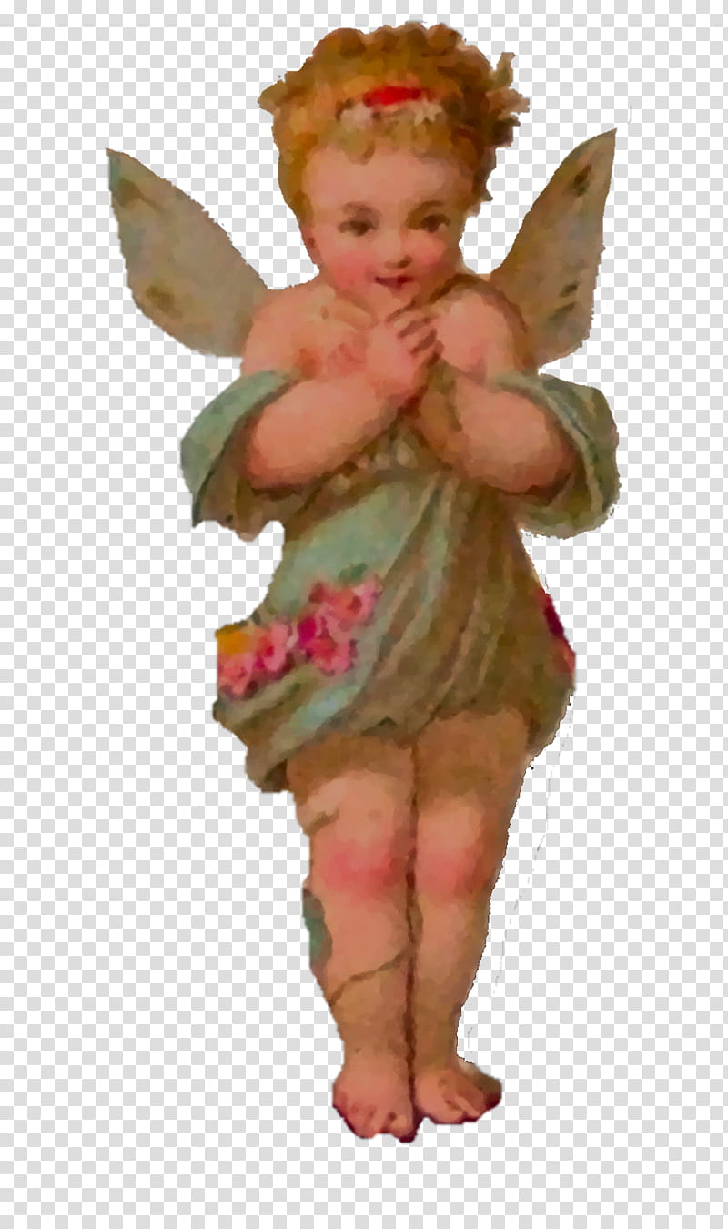 Victorian RoseFairy, cherub illustration transparent background PNG clipart