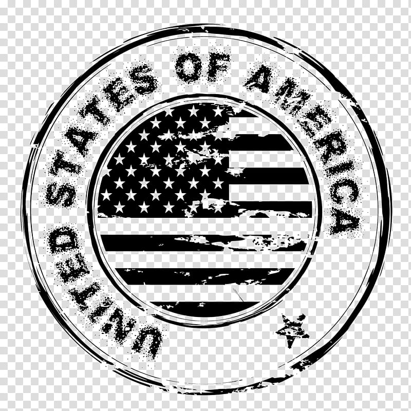 Flag, United States Of America, Rubber Stamping, Flag Of The United States, Postage Stamps, Emblem, Logo, Circle transparent background PNG clipart