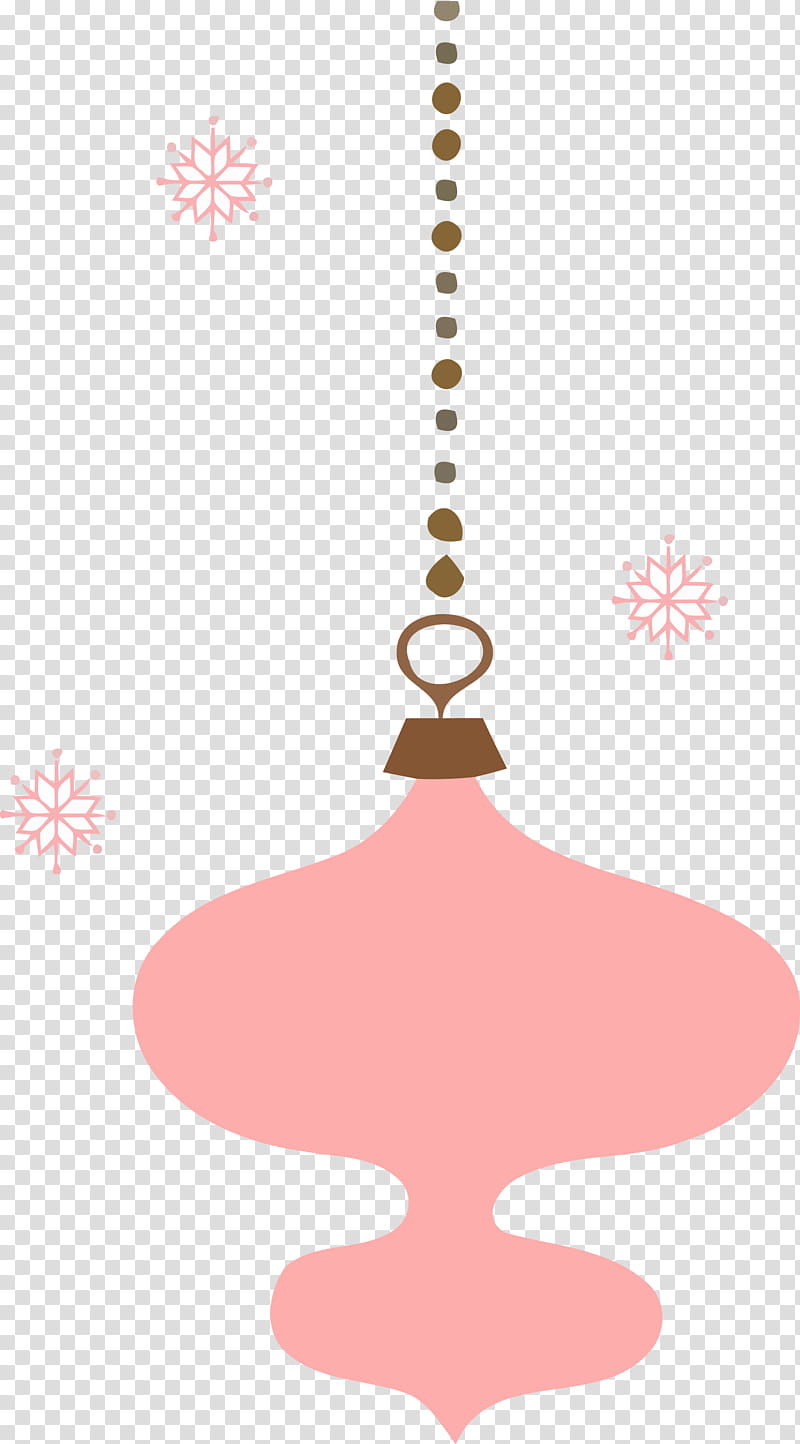 Christmas Ornaments Christmas Decorations, Pink, Peach, Pendant, Holiday Ornament transparent background PNG clipart