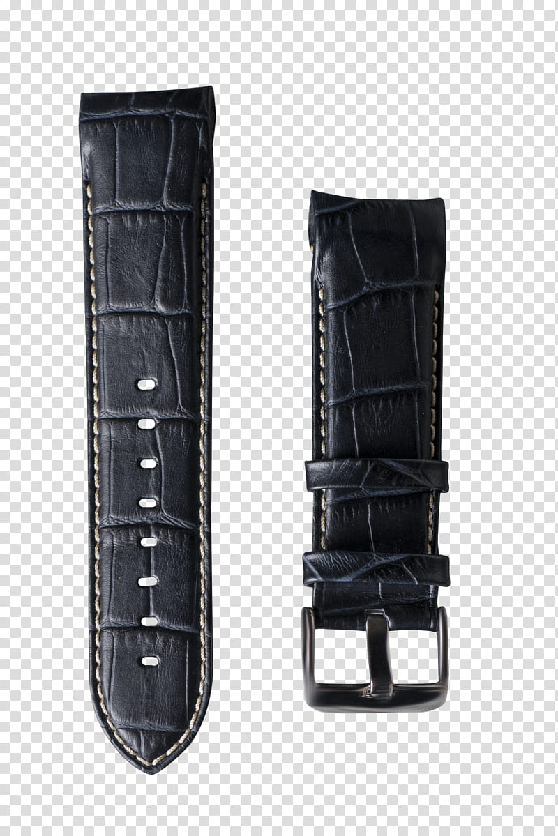 Black watch straps , black leather strap transparent background PNG clipart