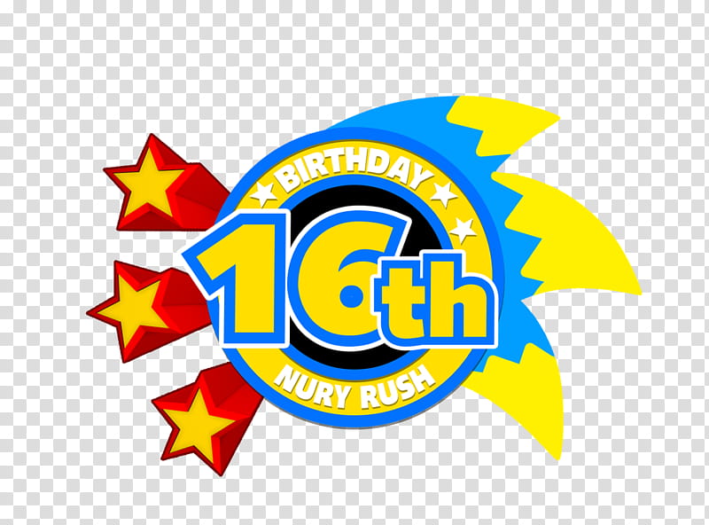 th Birthday NuryRush Logo transparent background PNG clipart