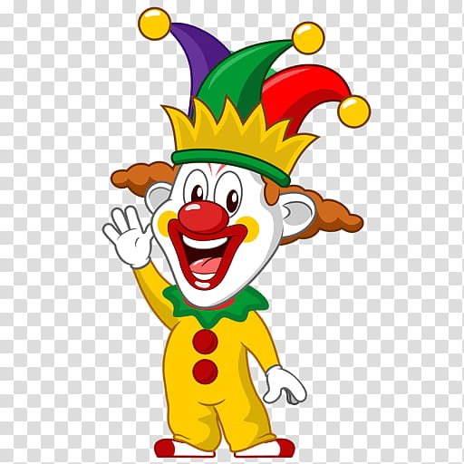 Clown Circus Cartoon Illustration, The clown throws the stunt performer  transparent background PNG clipart | HiClipart