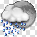 The Stardock Weather icon set,  transparent background PNG clipart