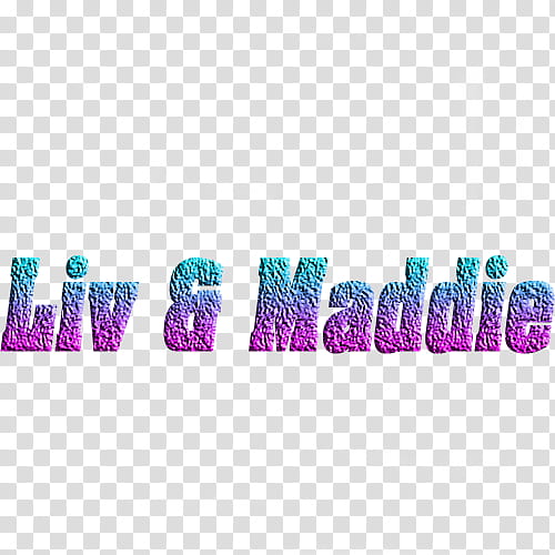 texto Liv y Maddie transparent background PNG clipart