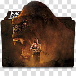 Kong Skull Island  Folder Icon , Kong Skull Island v_x transparent background PNG clipart