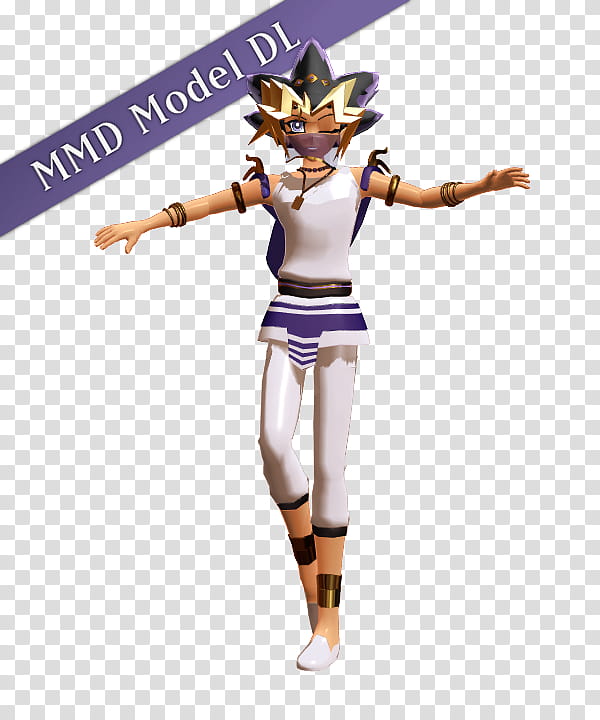 MMD Yu-Gi-Oh! Heba model + DL transparent background PNG clipart