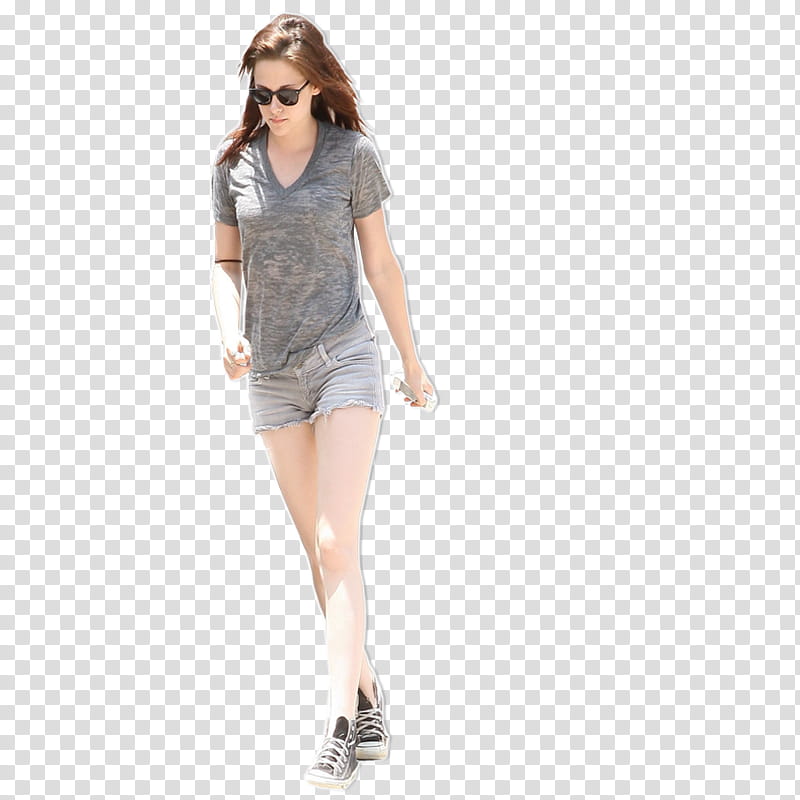 Krsiten Stewart, woman walking on focus graphy transparent background PNG clipart