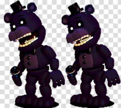 Unwithered Shadow Freddy(mouth Open And Closed) transparent background PNG clipart