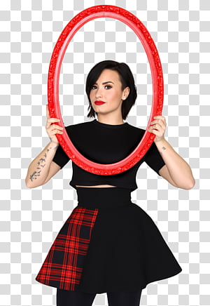 Demi Lovato, 3 transparent background PNG clipart thumbnail