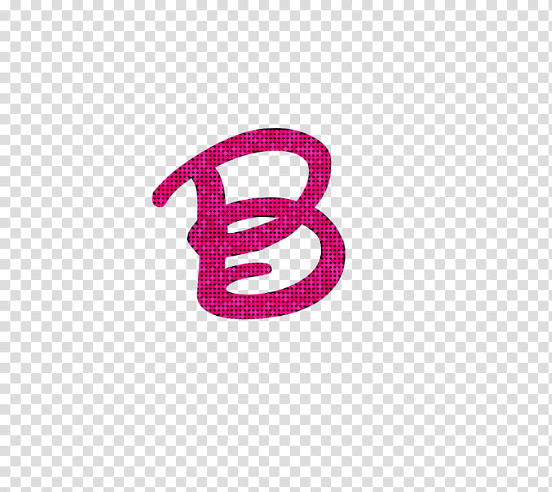 Abecedario, pink letter b illustration transparent background PNG clipart