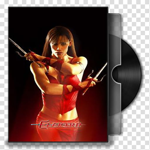 Marvel Movie Folder Icon Clean , Elektra transparent background PNG clipart