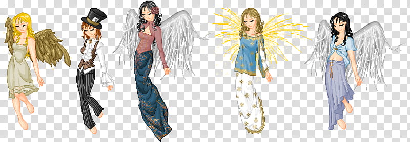 Binael, Angel kiss doll, female anime character illustration transparent background PNG clipart