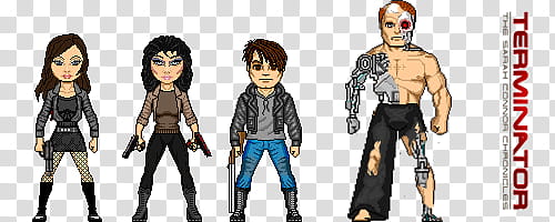 Sarah Connor Chronicles Cast transparent background PNG clipart