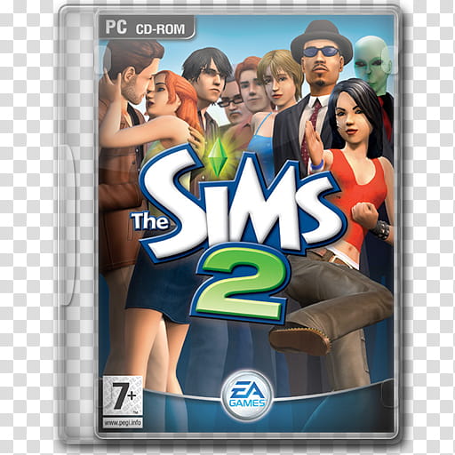 Game Icons , The-Sims-, PC The Sims  game cover transparent background PNG clipart