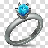 blue stone silver ring illustration transparent background PNG clipart