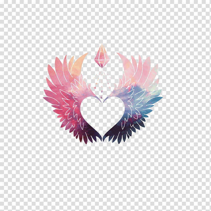 Heart Logo, Pink M, Computer, M095, Rtv Pink, Wing, Feather transparent background PNG clipart