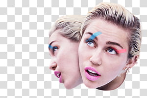 Miley Cyrus , 2 transparent background PNG clipart thumbnail