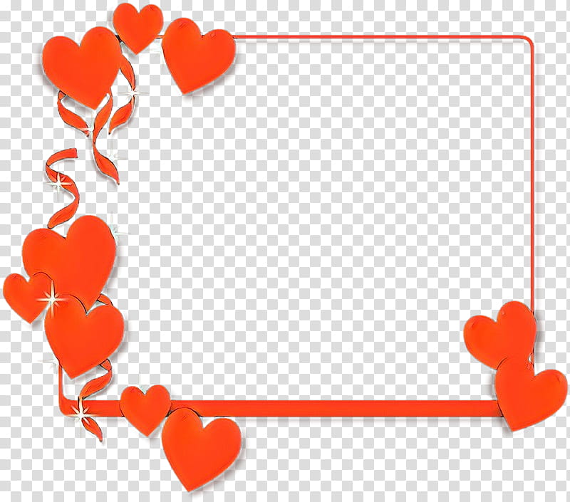 Valentines Day Heart, Frames, Love, Romance, Red transparent background PNG clipart