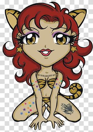 Chibi Shakira transparent background PNG clipart thumbnail