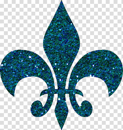 Fleur De Lis Aqua transparent background PNG clipart