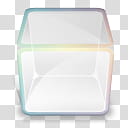 Cubonic icons, white cube art transparent background PNG clipart
