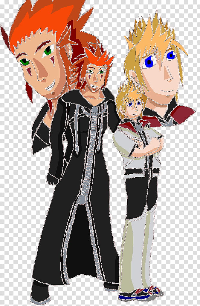 KH, Axel and Roxas, Friends transparent background PNG clipart