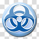 Powder Blue, blue Biohazard logo transparent background PNG clipart