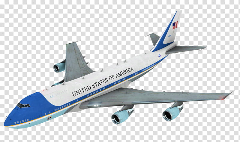 Airliners , Air Force One plane transparent background PNG clipart