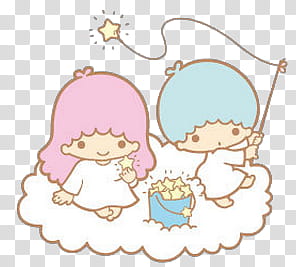 Iconos Little Twin Stars, girl and boy angle transparent background PNG clipart