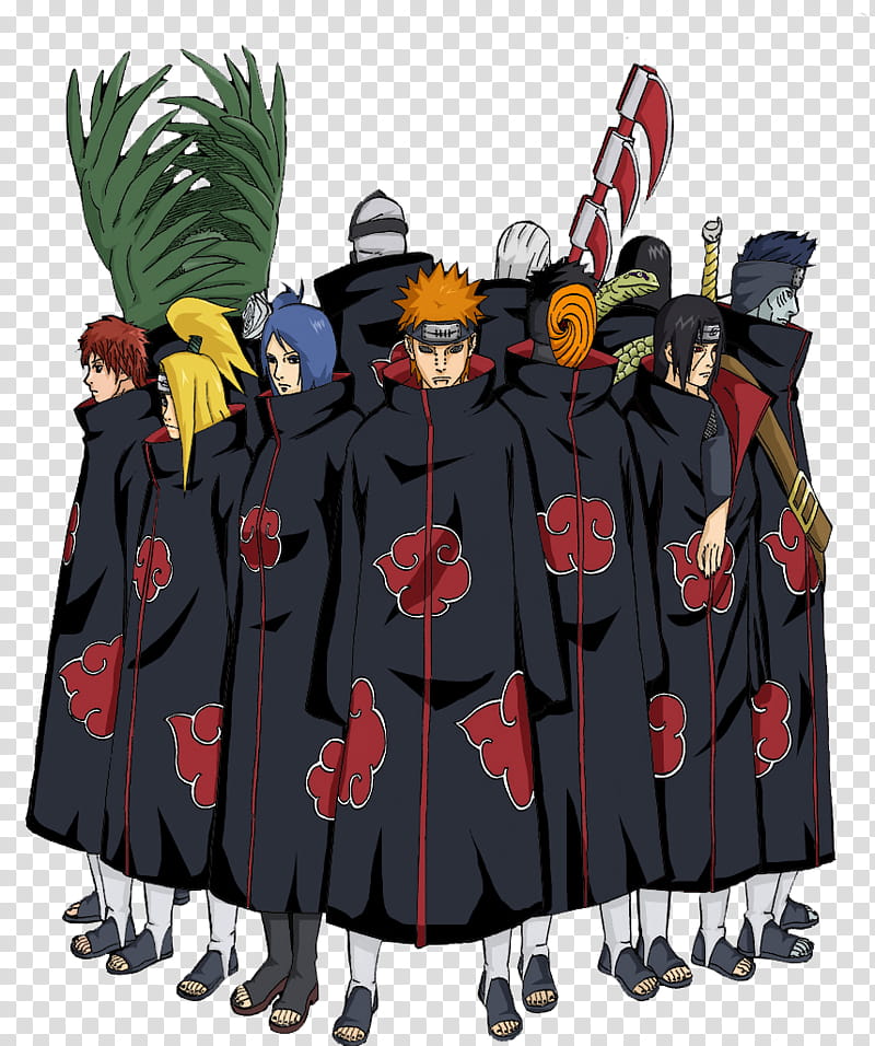 Naruto Akatsuki Sticker Png Logo - free transparent png images 