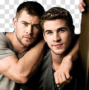 Liam And Chris Hemsworth transparent background PNG clipart