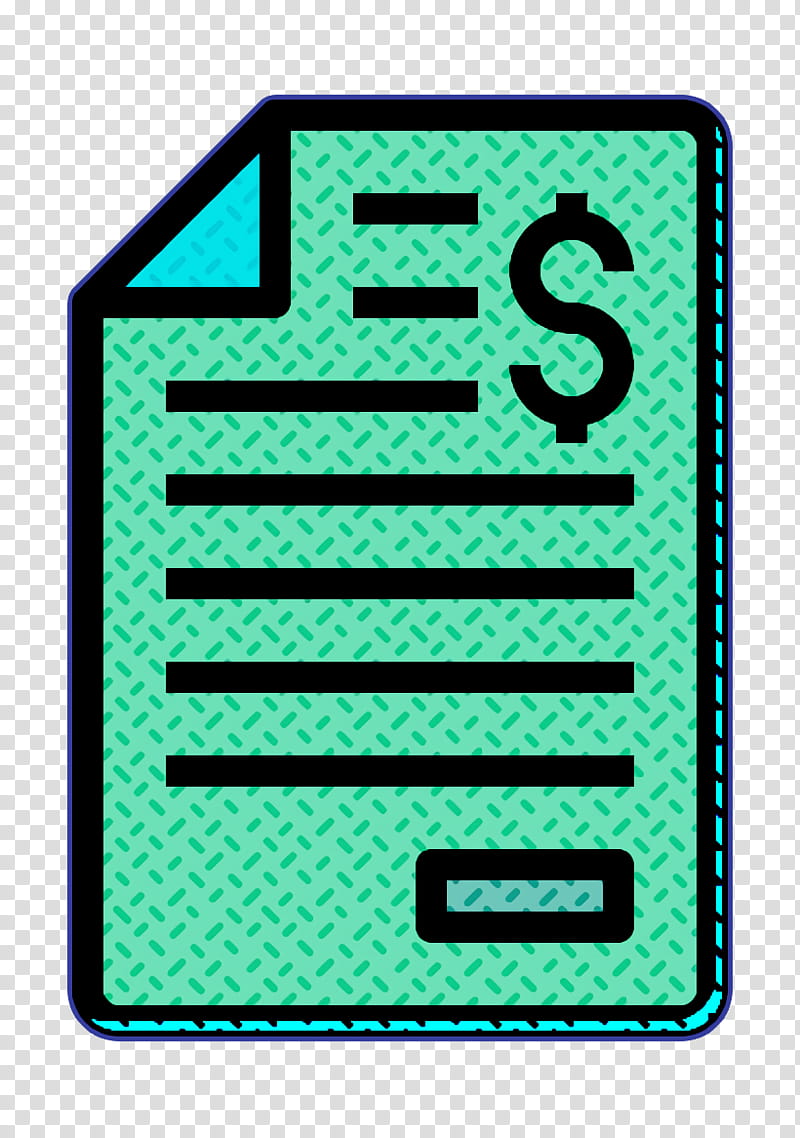 Shopping icon Invoice icon Bill icon, Turquoise, Teal, Line, Rectangle transparent background PNG clipart