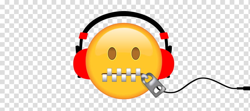 Happy Face Emoji, Smiley, Headphones, Mobile Phones, Zipper, Desktop , Text Messaging, Radio transparent background PNG clipart
