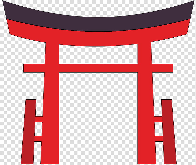 Japan, Silhouette, Torii, Red, Line, Table, Furniture, Logo transparent background PNG clipart