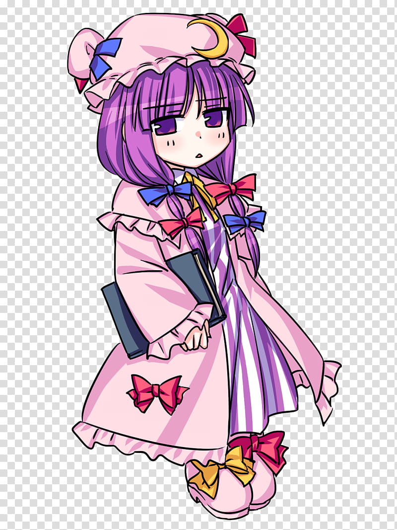 Touhou Genso Rondo Patchouli Ballot Artwork transparent background PNG clipart