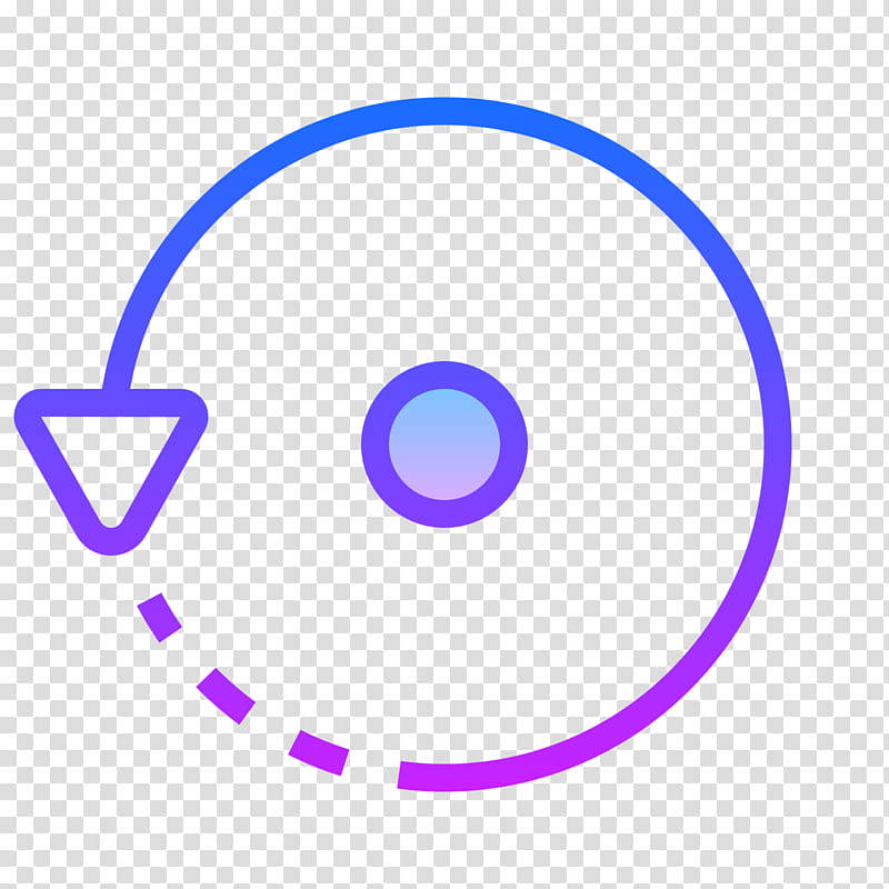 Circle Background Arrow, Color Gradient, Symbol, Shape, Computer, , Line, Purple transparent background PNG clipart