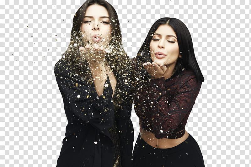 Kendall and Kylie Jenner transparent background PNG clipart