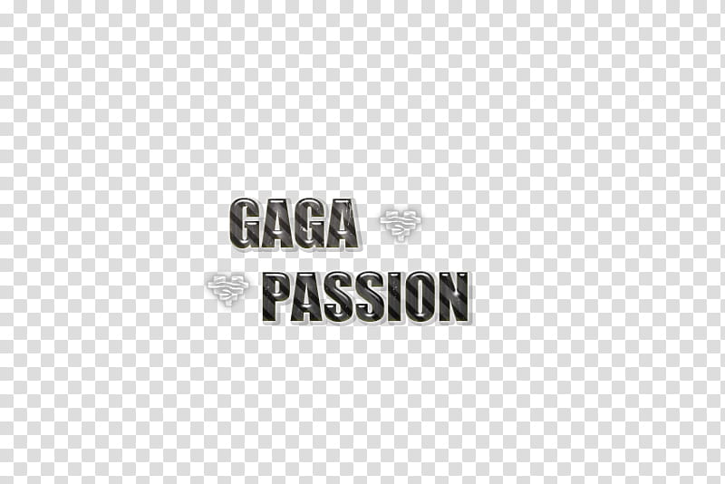 Gaga passion texto  transparent background PNG clipart