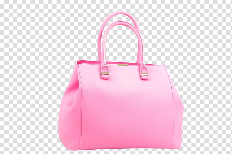 Pink, Tote Bag, Shoulder Bag M, Handbag, Leather, Pink M, Magenta, Material Property transparent background PNG clipart